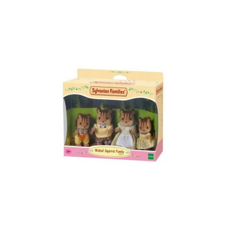 Figura. FAMILIA ARDILLA DE LA NUEZ - Sylvanian Families - ternurines