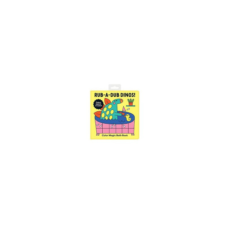 Libro para la tina. RUB-A-DUB DINOS! Color magic bath book