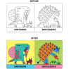 Libro para la tina. RUB-A-DUB DINOS! Color magic bath book