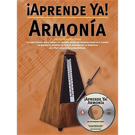 Libro. ¡APRENDE YA! ARMONÍA - INCLUYE CD