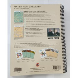 Libro Método. ADULTOS. Piano Adventures. TODO EN UNO 1 - Libro 2