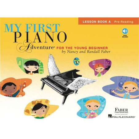 Libro. MY FIRST PIANO ADVENTURE Lesson Book A with Online Audio