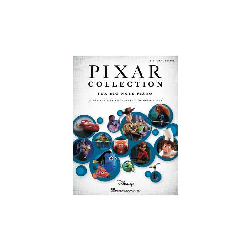 Partitura. Pixar Collection. For Big-Note Piano