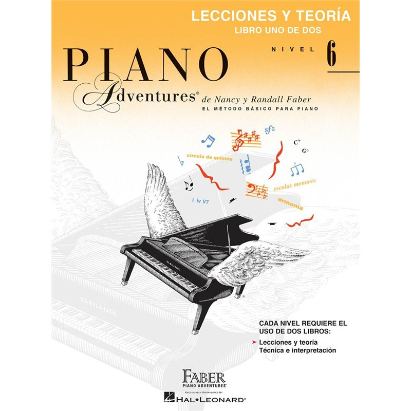 Libro. PIANO ADVENTURES. NIVEL 6. Lecciones y teoría