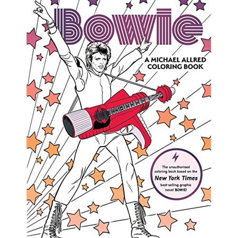 Libro de colorear. BOWIE: A Michael Allred Coloring Book