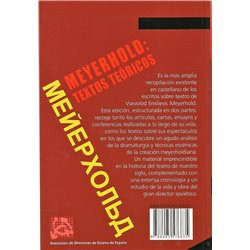 Libro. MEYERHOLD: TEXTOS TEÓRICOS