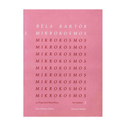 Partitura. Mikrokosmos Volume 3 - (Pink) Piano Solo