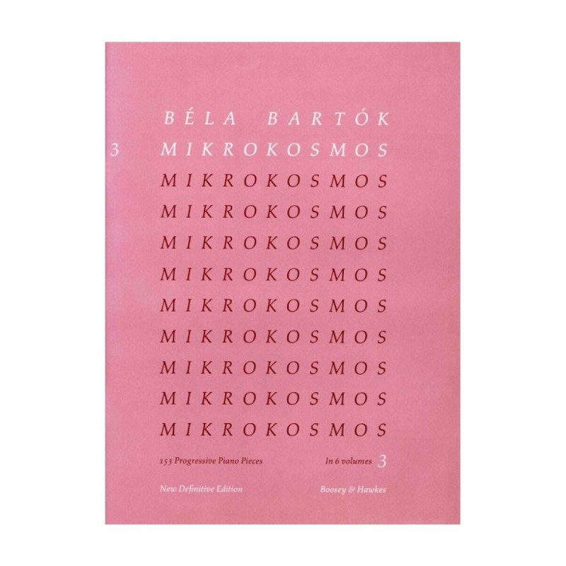 Partitura. Mikrokosmos Volume 3 - (Pink) Piano Solo