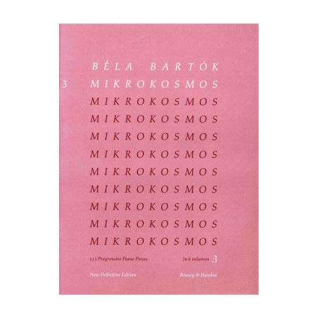 Partitura. Mikrokosmos Volume 3 - (Pink) Piano Solo
