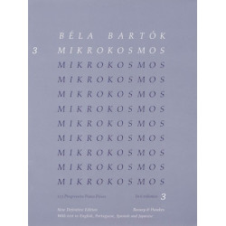 Partitura. Mikrokosmos. Volume 3 (Blue) - Piano