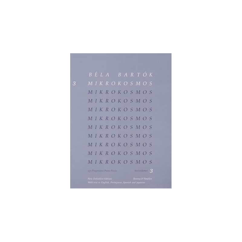 Partitura. Mikrokosmos. Volume 3 (Blue) - Piano