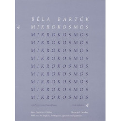 Partitura. Mikrokosmos.  Volume 4 (Blue) - Piano