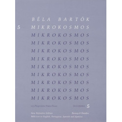 Partitura. Mikrokosmos. Volume 5 (Blue) - Piano