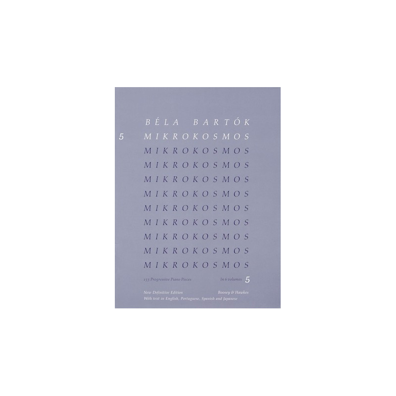 Partitura. Mikrokosmos. Volume 5 (Blue) - Piano