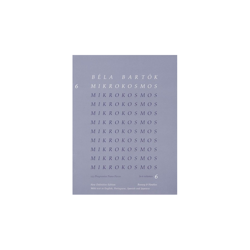 Partitura. Mikrokosmos. Volume 6 (Blue) - Piano