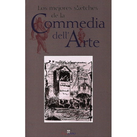 Libro. LOS MEJORES SKETCHES DE LA COMMEDIA DELL' ARTE