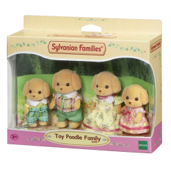Figura. Familia Perro Caniche - Sylvanian Families - ternurines