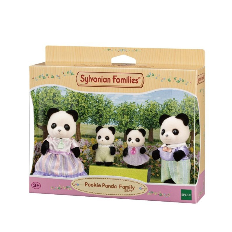 Figura. FAMILIA PANDA POOKIE - Sylvanian Families - ternurines