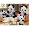 Figura. FAMILIA PANDA POOKIE - Sylvanian Families - ternurines