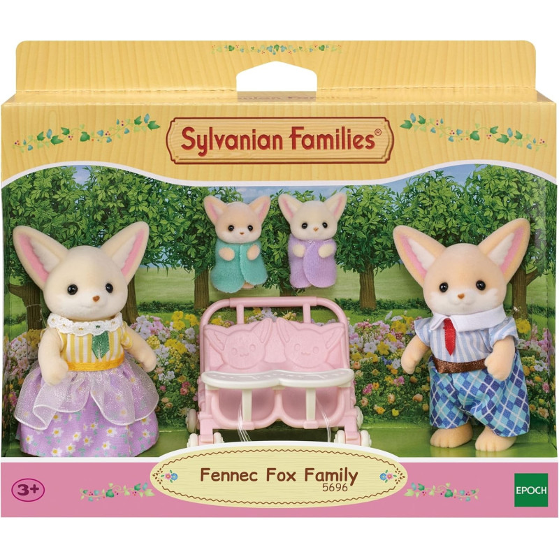 Figura. FAMILIA ZORRO DEL DESIERTO. Sylvanian Families - ternurines