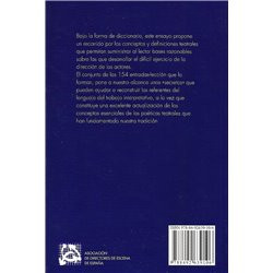 libro. LA DIRECCIÓN DE LOS ACTORES - DICCIONARIO MÍNIMO