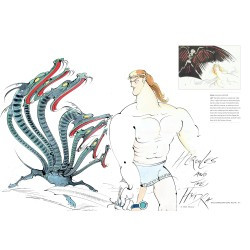 Libro. Disney's HERCULES. The art of Gerald Scarfe