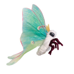 Títere de dedo. Mini polilla de la luna