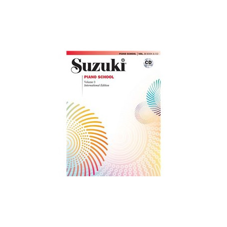 SUZUKI PIANO SCHOOL VOLUME 3 - NEW INTERNATIONAL EDITION (BOOK AND CD)