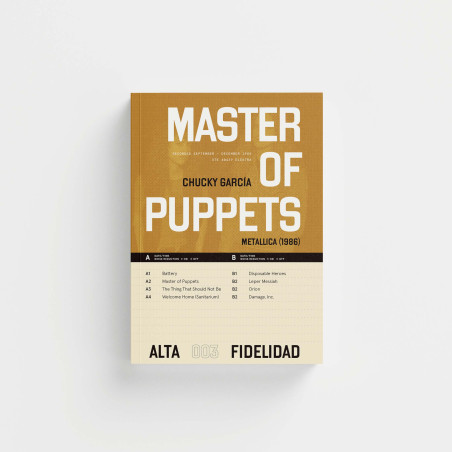 Libro. MASTER OF PUPPETS