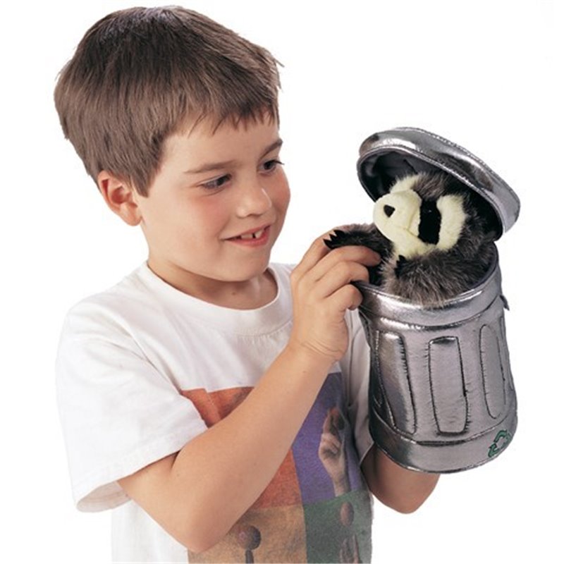 Títere. MAPACHE EN LA CANECA