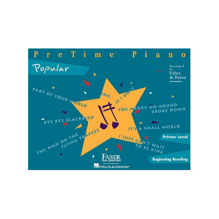 Partitura. PreTime® Piano Popular Primer Level