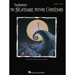 Partitura. Tim Burton's The Nightmare Before Christmas