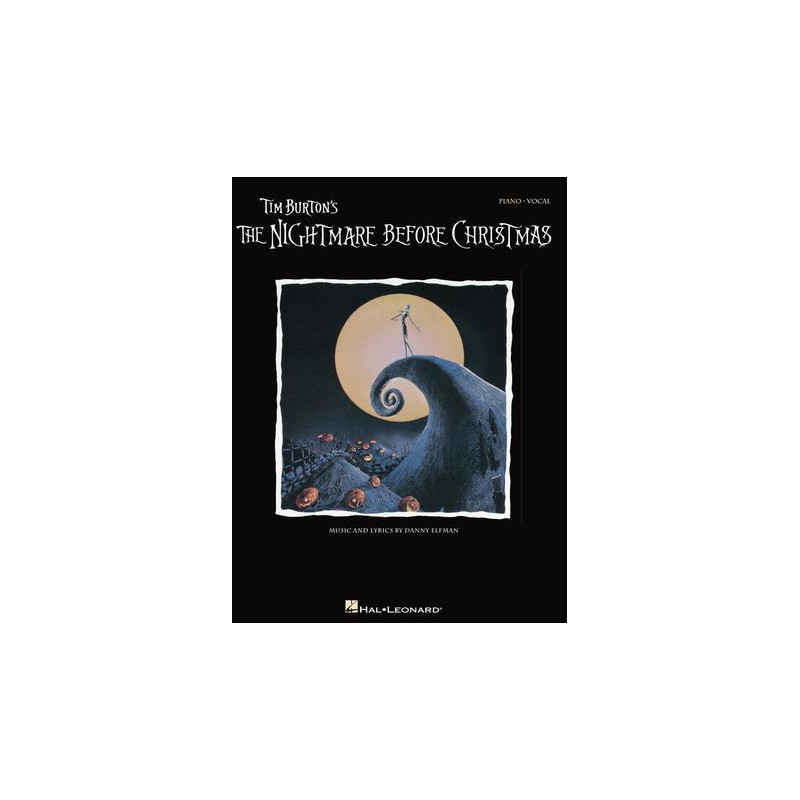 Partitura. Tim Burton's The Nightmare Before Christmas