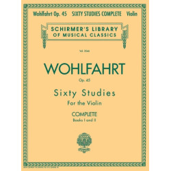 Partitura. Franz Wohlfahrt – 60 Studies, Op. 45 Complete
