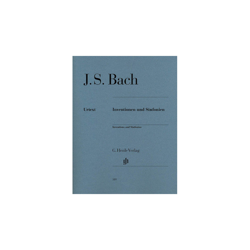 Partitura. Inventions and Sinfonias Revised Edition – Piano Solo Softcover with Fingerings