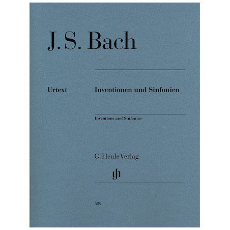 Partitura. Inventions and Sinfonias Revised Edition – Piano Solo Softcover with Fingerings