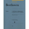 Partitura. Beethoven: At the Piano 9 Well-Known Original Pieces in Progressive Order