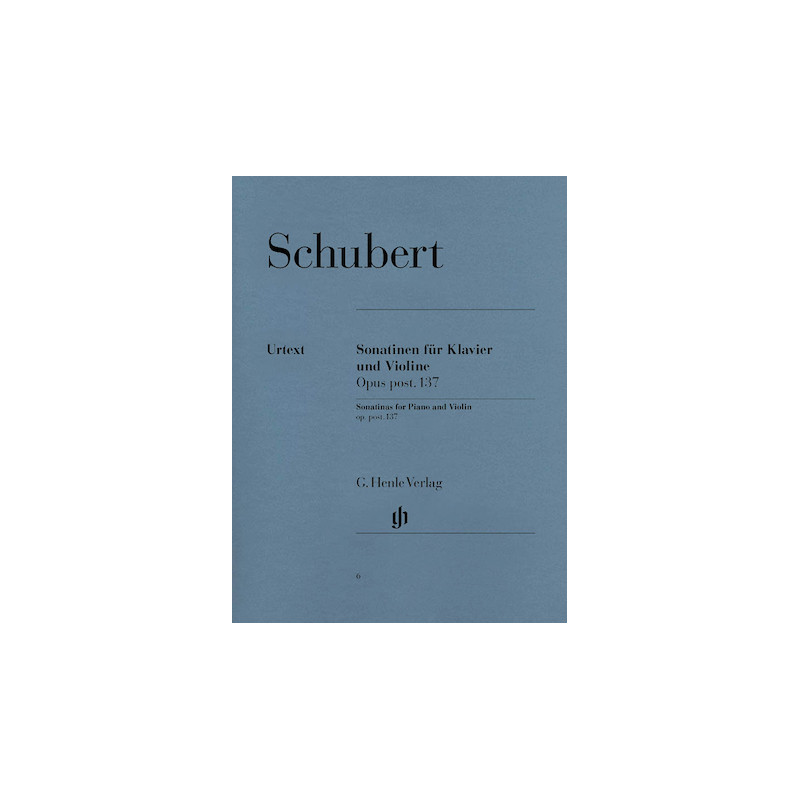 Partitura. Sonatinas for Piano and Violin Op. Post. 137