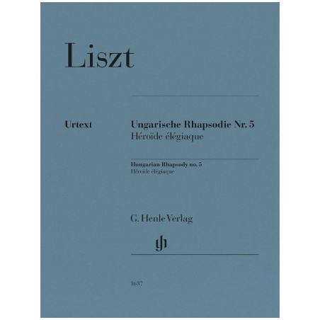 Partitura. Hungarian Rhapsody No. 5. Piano Solo