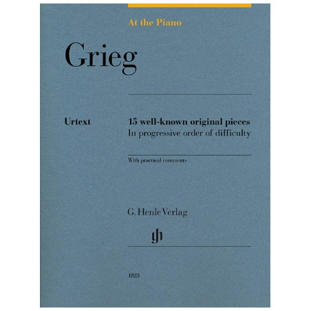 Partitura. Grieg: At the Piano. 15 Well-Known Original Pieces in Progressive Order