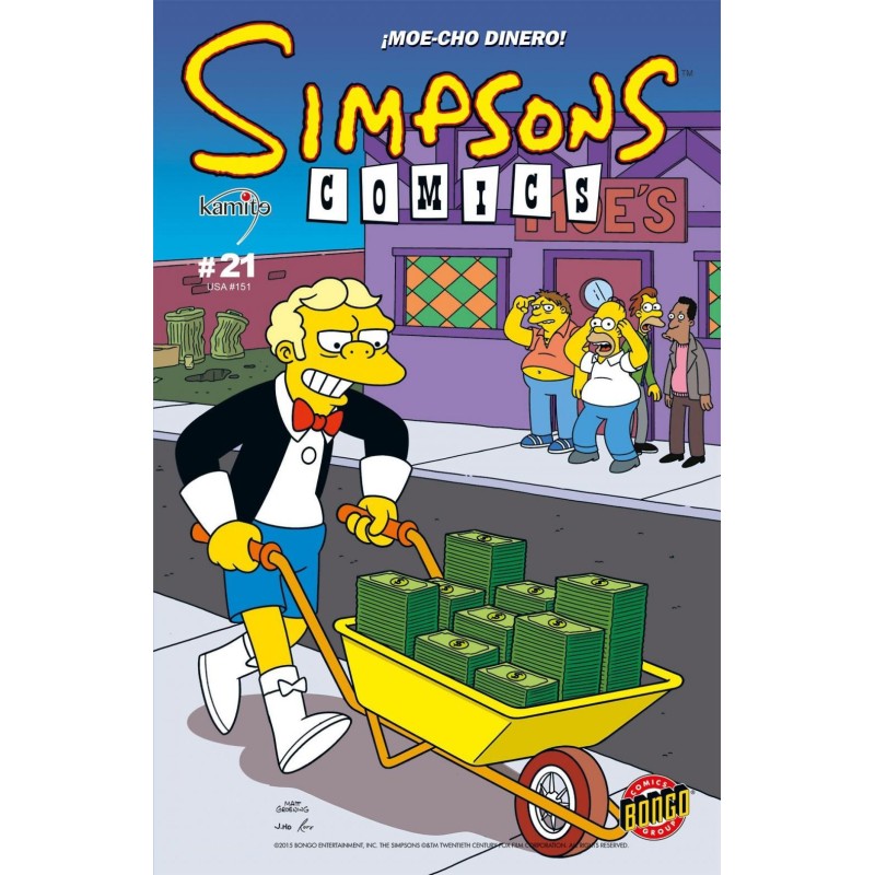 Cómic. SIMPSONS COMICS No. 21