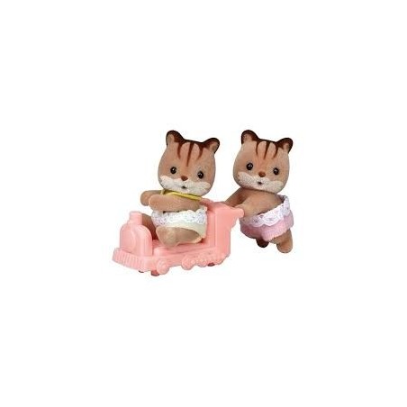 Figura. GEMELOS ARDILLA DE LA NUEZ. Ternurines. Sylvanian Families