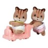 Figura. GEMELOS ARDILLA DE LA NUEZ. Ternurines. Sylvanian Families