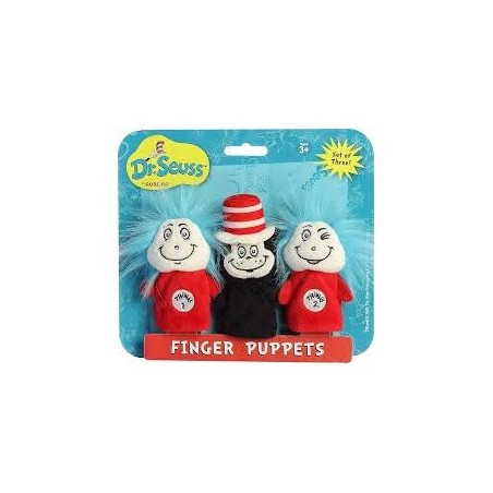 Set de títeres de dedo. Dr. Seuss