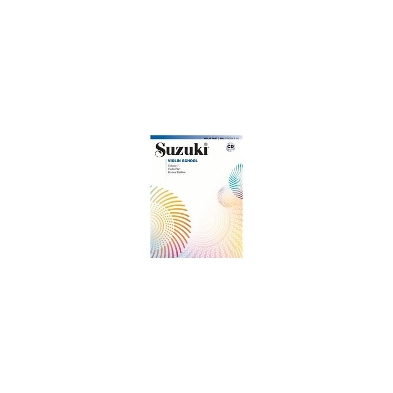 SUZUKI VIOLIN SCHOOL - VOLUME 7 - VIOLIN PART - (BOOK AND CD)