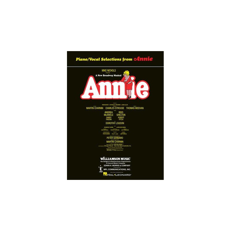 Partitura. Annie Vocal Selections