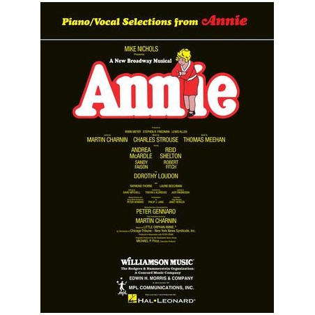 Partitura. Annie Vocal Selections