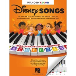 Piano-by-Color – Disney Songs Piano by Color Softcover