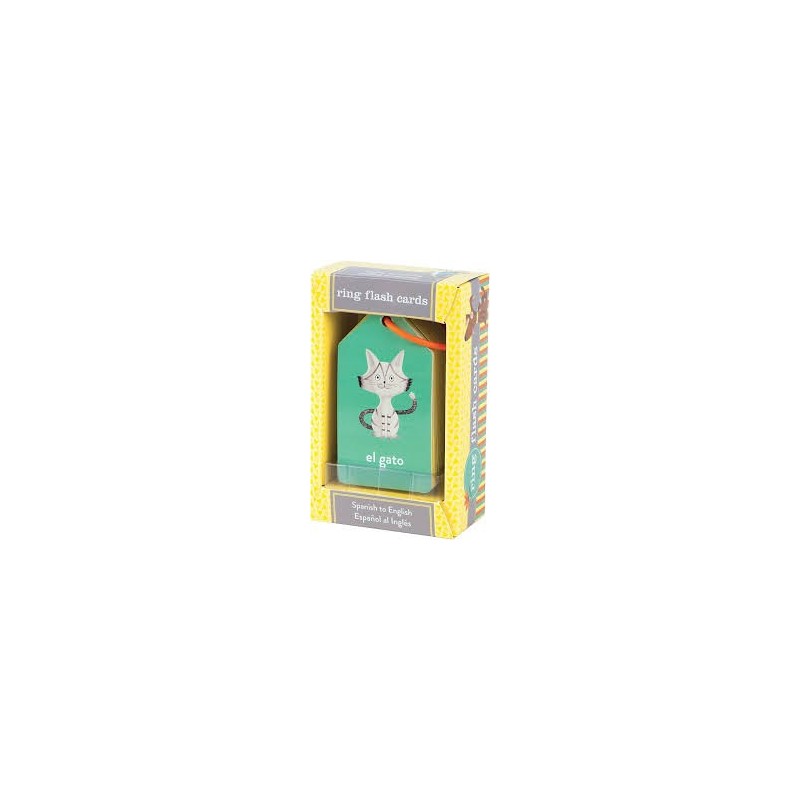 Juego de tarjetas. RIG FLASH CARDS. Spanish to English