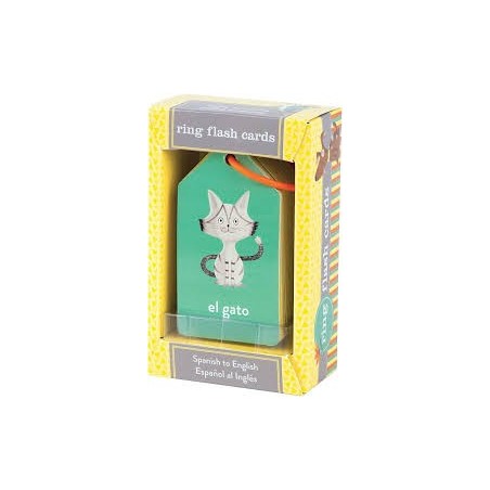 Juego de tarjetas. RIG FLASH CARDS. Spanish to English